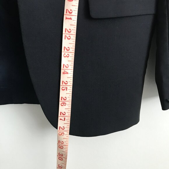 John Varvatos Wool Blazer Jacket Navy Two Button Mens 36S - Picture 10 of 13